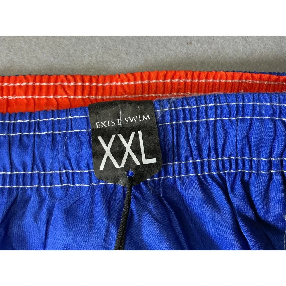 Exist Swim Men's Pride Rainbow Striped Swim Trunks Board Shorts XXL NWT
